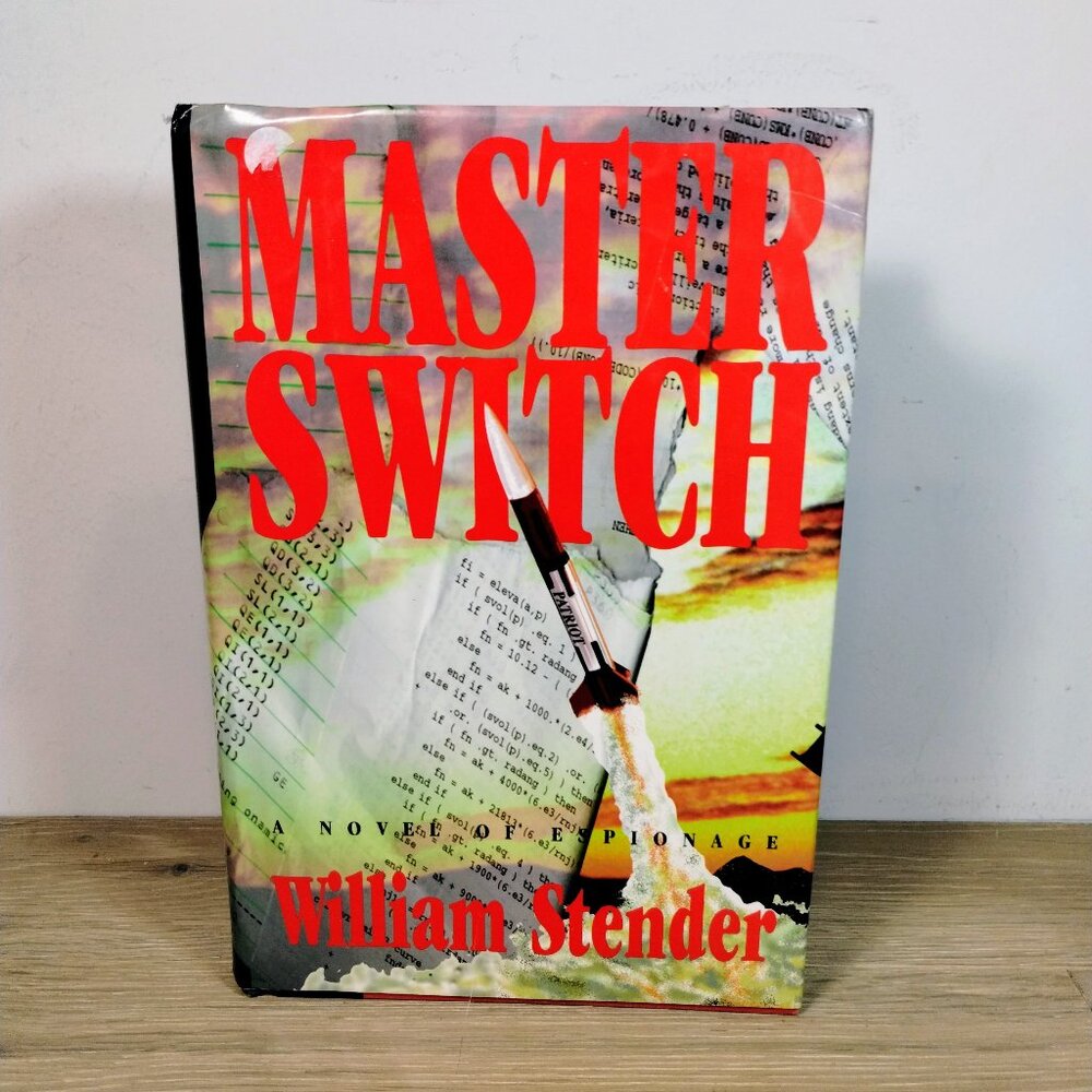 1st Print SIGNED WILLIAM STENDER Master Switch 1st Ed Hardcover Book